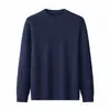 Suéter de punto retorcido de alta gama transfronterizo para hombre con cuello redondo, top de punto casual de otoño/invierno, estilo papá para hombre
