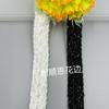 Fabricantes de origem vento perfumado pequeno ouro e prata seda quadrada pelúcia lã gola de renda punho DIY acessórios decorativos