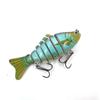 Popular europeia e americana transfronteiriça simulação isca artificial submersa multi-seção peixe 15g9.5cm pesca marítima sete-seção Luya isca isca dura