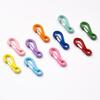 Anillo Abierto de Primavera Colorido Pintado Llavero con Cierre de Langosta Accesorios Hebilla de Bolso Juguete de Cuentas Hebilla para Colgar Muñeca