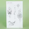 Adesivos de Tatuagem Impermeáveis de Longa Duração para Cicatrização para Braços e Pulsos, Adesivos de Tatuagem Artísticos e Frescos, Fácil de Aplicar