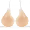 Pastillas para Senos de Cuchara Sujetador Levantador de Tirantes Tirantes para Hombros Anticaída Invisible Sin Costuras Reafirmante Antiderrames Pastillas de Silicona para Senos Transfronterizo