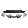 Adequado para 13-19 Mercedes-Benz Cla 200260 Modificado Amg Lábio Traseiro Quatro Saídas Garganta de Escape Cla Pá Dianteira Lábio Dianteiro