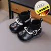 Zapatos de Bebé para Otoño e Invierno Zapatos de Princesa 1-3 Años Zapatos Pequeños de Cuero Zapatos de Bebé Botas para Niñas Suela Suave Antideslizantes Zapatos para Niños Pequeños