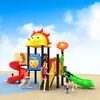 Parque de Diversões Grande Deslizador Externo Combinação de Tobogãs Equipamento de Playground Externo Comunitário Instalações de Brincadeiras Infantis