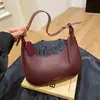 Bolsa de Axila Crescente de Comércio Exterior 2026 Nova Bolsa Meia-Lua Moderna de Mão Fashionable de Alta Qualidade de Grande Capacidade de Ombro Único Feminina