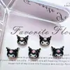 Accesorios de arte para uñas Sanrio My Melody de moda, esmalte de uñas de dibujos animados Kuromi transparente como el hielo y decoraciones para fundas de teléfono de resina