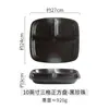 Prato Dividido Cerâmico para Uma Pessoa Estilo Japonês Prato de Refeição para Perda de Peso Doméstico Louça Partitionada para Adultos Prato de Café da Manhã Fast Food Tendência