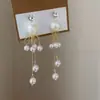 Pendientes de Corazón con Circonita Microincrustada Únicos Estilo Coreano, Tachuelas Exquisitas y de Moda con Forma Geométrica, Pines Chapados en Plata, Accesorios Versátiles para Orejas