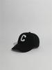 Gorra de Béisbol con Letra C para Mujer Estrella Yang Mi Xu Lu Mismo Estilo Sombrero Otoño 2024 Estilo Coreano Marca de Moda Gorra Ins