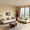 Sofá nube de lujo ligero para apartamento pequeño, sala de estar, tienda de ropa, dormitorio, apartamento de alquiler, área de descanso, recepción, sofá doble