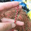 Acessórios 6mm estilo nacional fita vermelho e verde cor combinando diy artesanato pequena flor acessórios de roupas