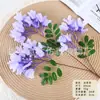 Follaje Artificial, Ramas de Jacarandá Azul, Decoración para Interiores y Exteriores, Proyectos de Paisajismo para Centros Comerciales, Plantas Falsas, Hojas Liles al por Mayor