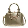 Bolso bandolera con forma de concha para mujer, estilo coreano, moderno, versátil y adecuado para ir al trabajo.; bolso de mano para mujer de gran capacidad, bolsa tote pequeña