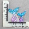 Colgante de Pegamento Cremoso Cola de Pez Sirena Accesorios para Funda de Teléfono Accesorios de Resina Llavero Parche para Zapato Clog DIY