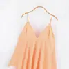 Comercio Exterior al por mayor Ropa de Mujer Estilo Europeo y Americano Transfronterizo Aliexpress Nuevo Zra Sin Mangas Tirantes Elegante Vestido Corto