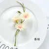 Flores Artificiais Três Cordões de Flor Margarida DIY Flores Falsas de Ervilha Pacote de Material para Guirlanda de Chapéu de Palha Artesanal Acessórios de Cabelo Acessórios Florais