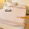 Fornecimento do Fabricante Lençol de Elástico Impermeável 100% Algodão Classe A Acolchoado Algodão Puro Antiderrapante à Prova de Poeira Cobre de Cama Protetor de Colchão