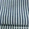 Tela de bambú tejido a color azul rayado, para primavera y verano, para ropa, ropa de casa, sombreros, bolsos, camisas, ropa de hombre y mujer, tela de rápido retorno