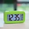 2026 Reloj Despertador Inteligente Sencillo para Estudiantes y Niños, Pantalla Grande LCD Digital Luz Nocturna Temperatura Reloj de Escritorio