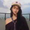 Gorra Azul Marino Bordada de Comercio Exterior Gorra Europea y Americana de Copa Plana Gorra para Circunferencia de Cabeza Grande Boina de Ala Ancha Gorra de Marinero para Cosplay/Actuación