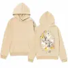Moletom com Capuz Estampado de Pomba da Paz com Design de Marca da Moda é Simples e Versátil