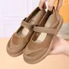 Zapatos de Malla Transpirables Cómodos para Mujer de Verano, Estilo Nuevo, para Edad Media y Mayores, Suela Suave Antideslizante, Cierre de Velcro