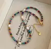 Collar de Piedra Natural Color Cobre Zircón Cuadrado Simple de Gama Alta Nicho Retro Versátil Cadena para Clavícula para Mujer