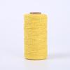Cordão de Algodão Colorido de 2mm DIY Tapeçaria Tecida à Mão Cordão de Algodão Grosso e Fino Cordão de Amarrar Cordão
