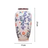 Nuevo Jarrón Pequeño Retro de Porcelana Azul y Blanca Estilo Chino Cerámica Arreglo Floral Decoración para Sala de Estar Adorno Jarrón de Flores