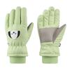 Guantes de Esquí para Niños Invierno Nuevos Acolchados Terciopelo Algodón Cálidos y Antideslizantes Lindos Estudiantes Hombres y Mujeres Jugando en la Nieve y Montando