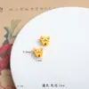 Pulsera de Flor de Mariposa Chapada en Oro con Cuentas Pulsera Collar al por Mayor Cuentas Espaciadoras Versátiles Cuentas de Hilo Accesorios Accesorios de Colgante para Mujeres
