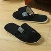 Chinelos Abertos para Primavera e Outono, Uso Doméstico Interno para Casais, Chinelos de Algodão Antiderrapantes para Homens e Mulheres, Veludo Cotelê no Atacado