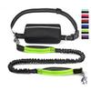 Bolsa de cintura popular de Amazon para mascotas, deportiva, para correr, traje, para pasear perros al aire libre, cuerda de tracción retráctil reflectante, en stock, al por mayor