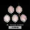 Cristal Natural Água-Marinha Forma Oval Liga Caixa Mágica Acessórios para Joias DIY Pulseira Produtos Semi-Acabados Atacado
