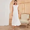 Vestido Longo Vintage Verde Escuro com Contas e Cinto Incluído para Mulheres