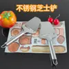 Espátula para Pizza de Acero Inoxidable, Espátula para Pasteles, Espátula Triangular, Espátula para Queso, Herramienta para Hornear, Horneado en Horno, Espátula Multifuncional para Panqueques, Uso Doméstico