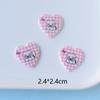 Série Rosa Choque Acessórios Borboleta e Peixe Capa para Celular Sapatos Crocs Material DIY Atacado Pj1755