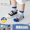 Calcetines delgados de primavera y otoño para niños, calcetines de malla transpirable para niños, calcetines de barco de dibujos animados, calcetines de algodón desodorantes absorbentes del sudor al por mayor