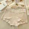 Calzoncillos tipo bóxer para mujer, Algodón 10A Antibacterianos Entrepierna Extendida Dos en Uno Anti-Exposición Calzoncillos tipo bóxer para niñas, Algodón Puro