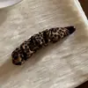 Presilha banana plissada de chifon, presilha vertical, presilha de garra de verão de alta qualidade, presilha para rabo de cavalo na nuca, presilha de cabelo elegante e delicada