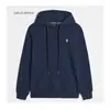 2025 Venta al por mayor transfronteriza Chaqueta con capucha de terciopelo para hombre con cremallera Moda Otoño e Invierno Bordada Sudadera casual para hombre