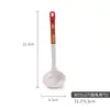 10 Colheres de Melamina Estilo Japonês Casco de Tartaruga para Uso Comercial, Colheres Longas para Hot Pot Picante e Sopas de Macarrão, Colheres de Sopa Grandes de Plástico com Cabo Longo