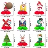 Decoração de favo de mel de Natal Adereços de decoração de Natal Decoração de mesa de favo de mel de mesa Suprimentos para festa de fim de ano
