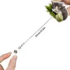 Paquete de Emojis Retráctiles de Acrílico con Pestaña de Tirar Color Matcha, Pinza de Cocodrilo Fácil de Enrollar, Insignia Creativa Original de Gato