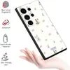 Oso Lindo con Lazo de Nudo Japonés y Coreano Más Vendido Funda de Teléfono de Dibujos Animados para Samsung S24Ultra S25 Funda Suave de Silicona Mate