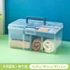 Caja de almacenamiento para natación equipo especial de separación de seco y húmedo caja de almacenamiento cubierta abatible transparente caja organizadora tamaño pequeño portátil caja cubierta