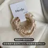 Anillo de Intestino de Perla Plisado de Satén Estilo Coreano Goma para el Cabello Coleta Girly Goma para el Cabello Elegante de Alta Clase Moño Recogido Goma para el Cabello