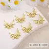 Estrutura Metálica Oca Liga Base Suporte de Diamante Coração Assimétrico Losango Nail Art Joias Estilo Japonês Acessórios Populares para Unhas