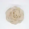 Grampo de Cabelo Flor de Camélia Tridimensional Flor Queimada Coreana Flor de Seda Organza Peônia Rosa de Tecido DIY Acessórios de Cabelo 6cm